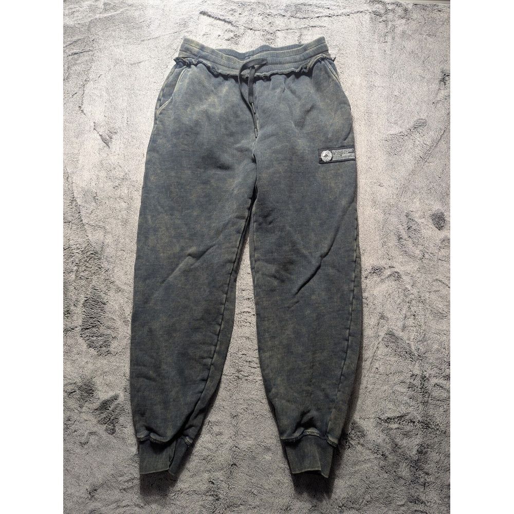 Alphalete Vintage Washed Green Track Joggers